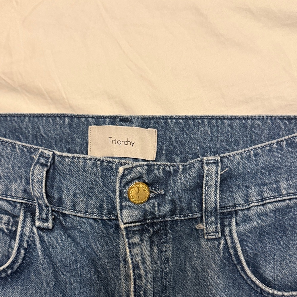 Triarchy Women's High-Rise Light Blue Jeans